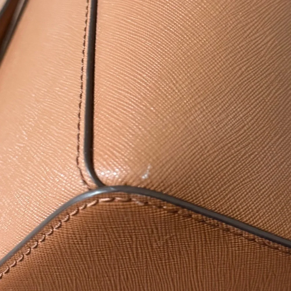 Michael Kors Brown Saffiano Leather Tote - Picture 11 of 11